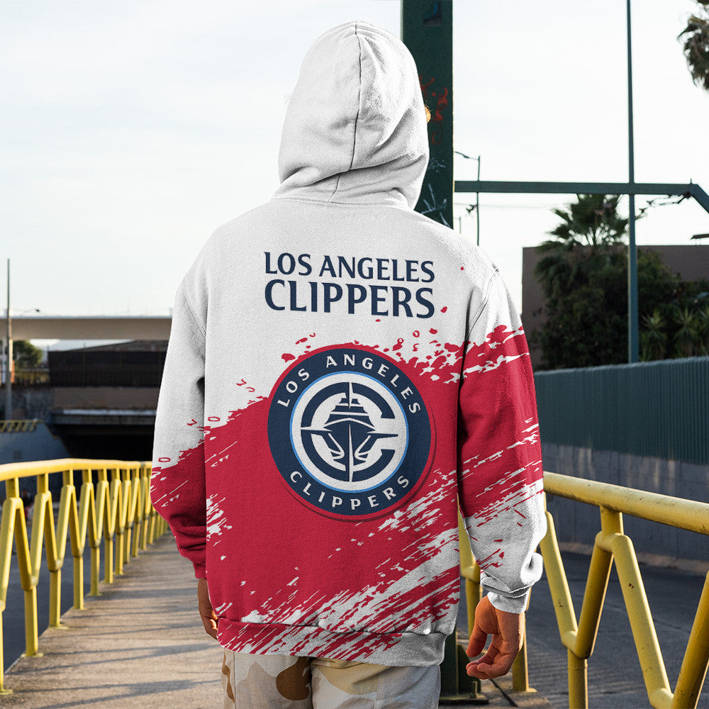 Los Angeles Clippers NBA Hoodie Stylish Logo for Fans Color White NH24