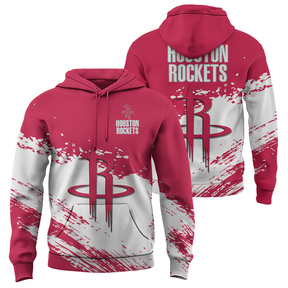 Houston Rockets NBA Hoodie Stylish Logo for Fans Color Red NH24