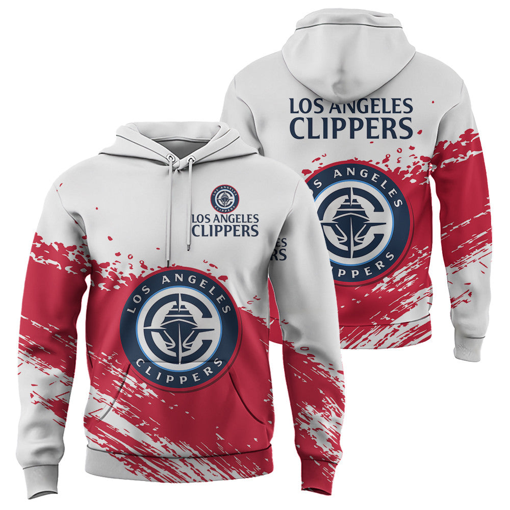 Los Angeles Clippers NBA Hoodie Stylish Logo for Fans Color White NH24