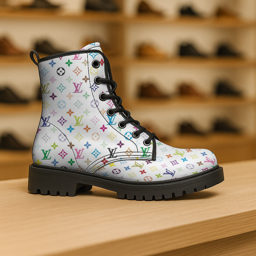Louis Vuitton Leather Boots Multicolor Style