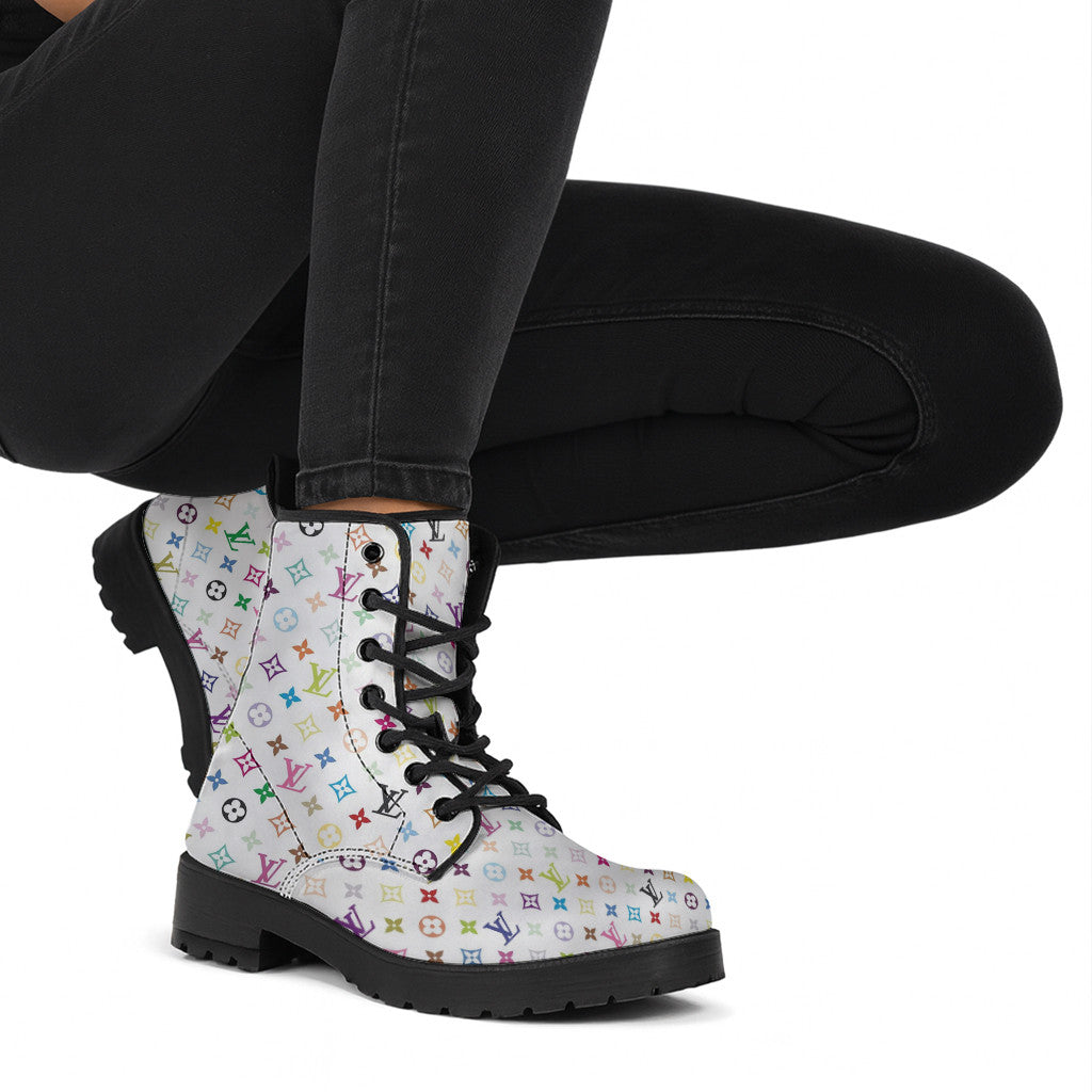 Louis Vuitton Leather Boots Multicolor Style