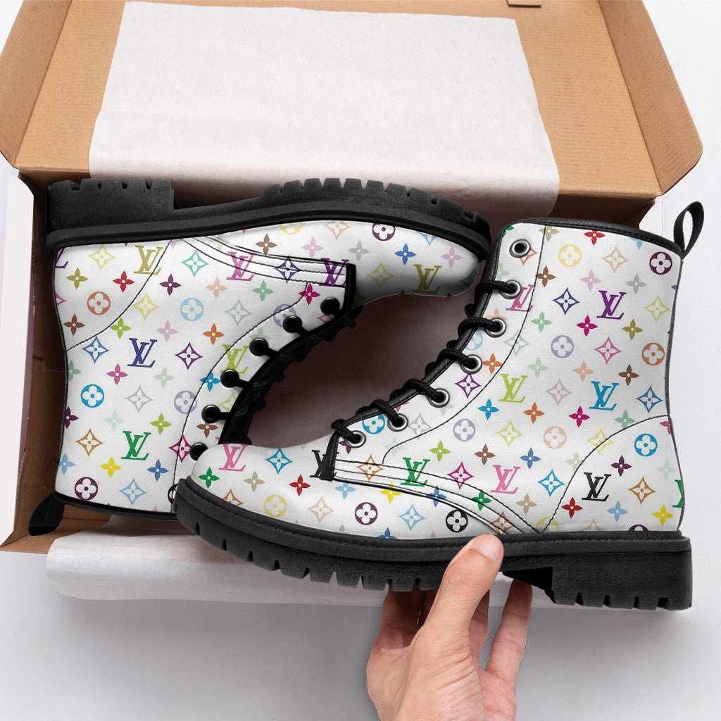 Louis Vuitton Leather Boots Multicolor Style