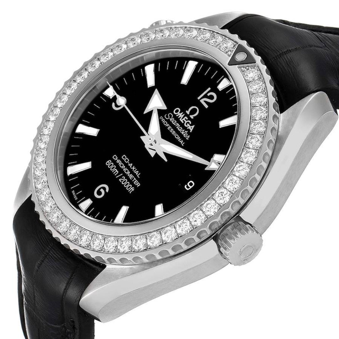 Omega Seamaster Planet Ocean 600M Co-Axial Chronometer Diamond Bezel