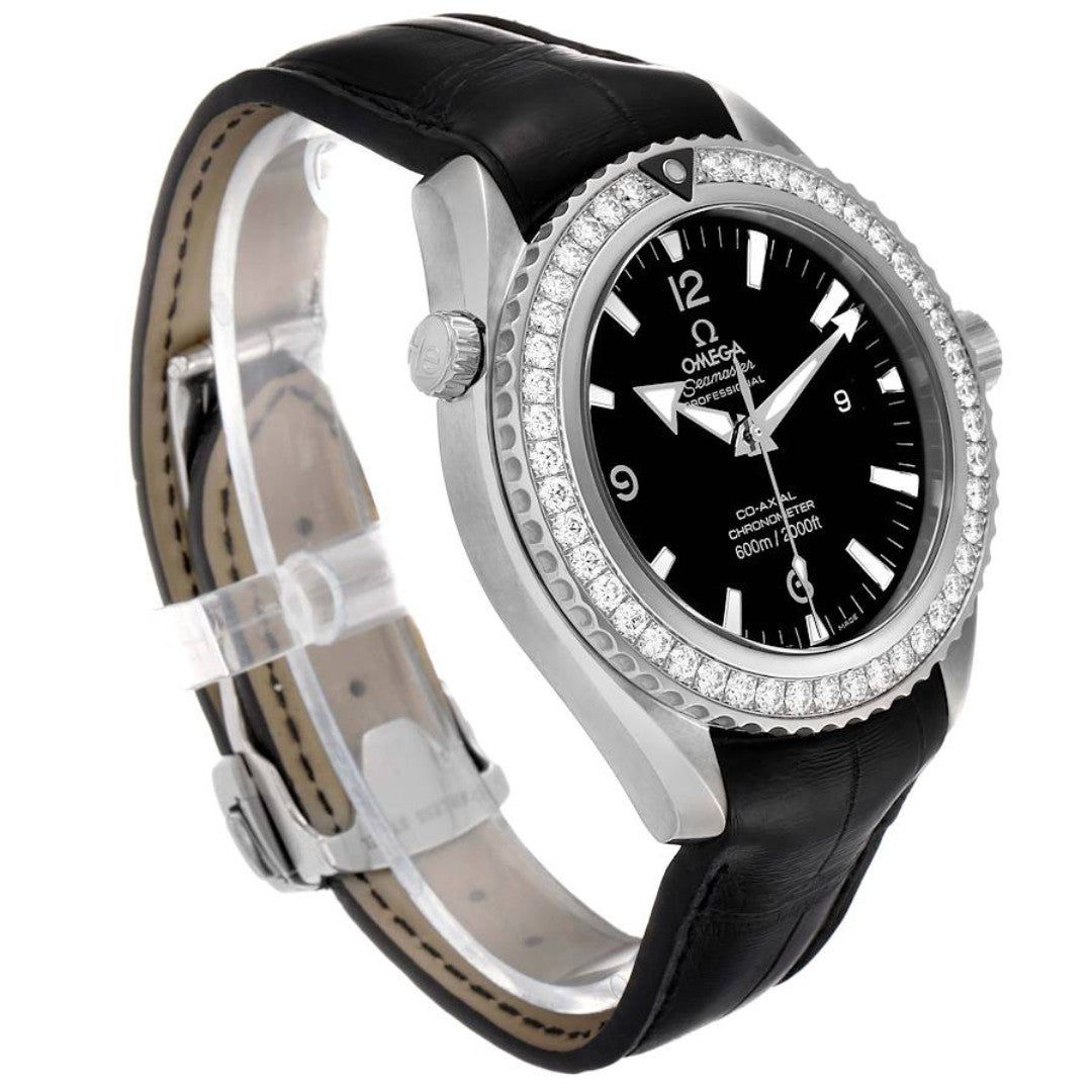 Omega Seamaster Planet Ocean 600M Co-Axial Chronometer Diamond Bezel