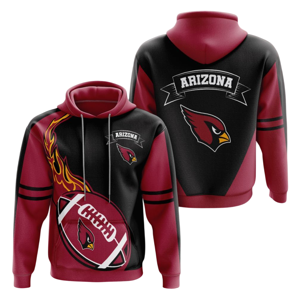 NFL Arizona Cardinals Hoodie Football Ball Gift For Fan NH24