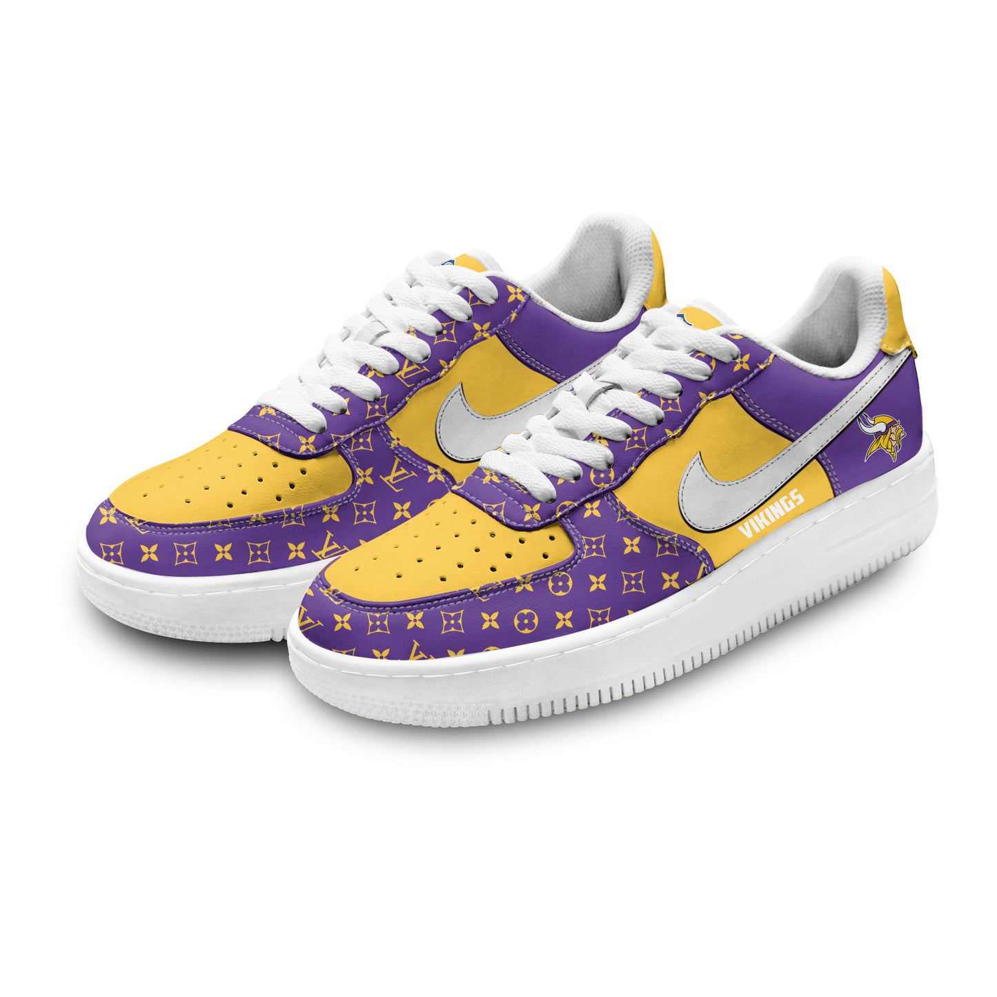 (Personalized) Minnesota Vikings LV x Nike Air Force 1