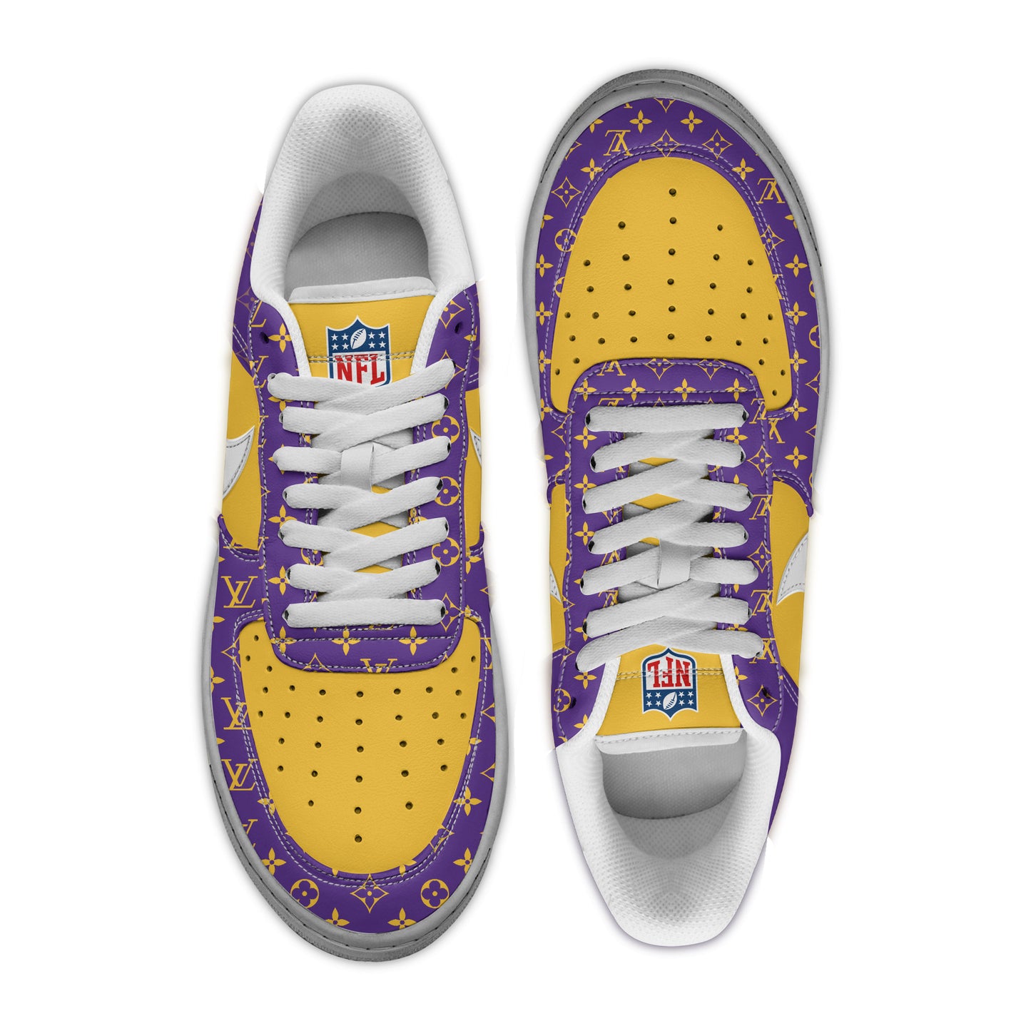 (Personalized) Minnesota Vikings LV x Nike Air Force 1