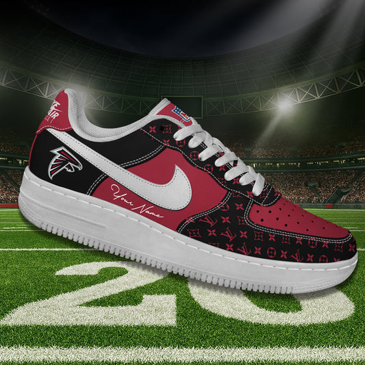 (Personalized) Atlanta Falcons LV x Nike Air Force 1