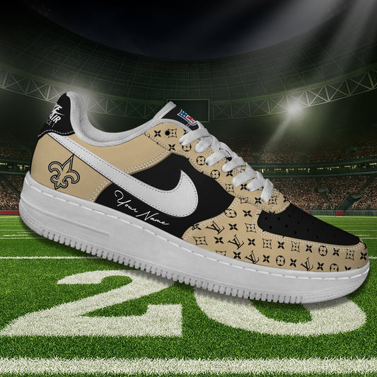 (Personalized) New Orleans Saints LV x Nike Air Force 1