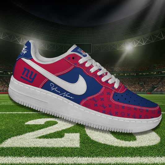 (Personalized) New York Giants LV x Nike Air Force 1
