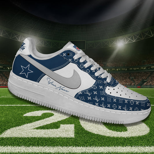 (Personalized) Dallas Cowboys LV x Nike Air Force 1
