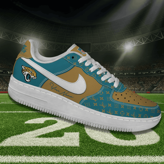 (Personalized) Jacksonville Jaguars LV x Nike Air Force 1