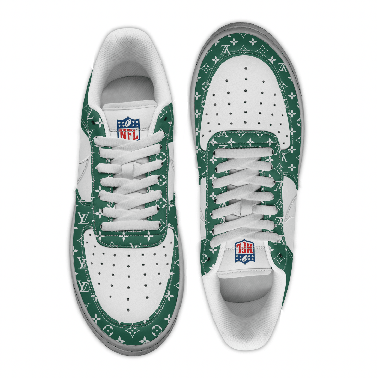 (Personalized) New York Jets LV x Nike Air Force 1
