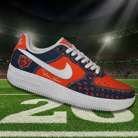 (Personalized) Chicago Bears LV x Nike Air Force 1