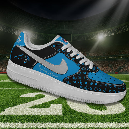 (Personalized) Carolina Panthers LV x Nike Air Force 1