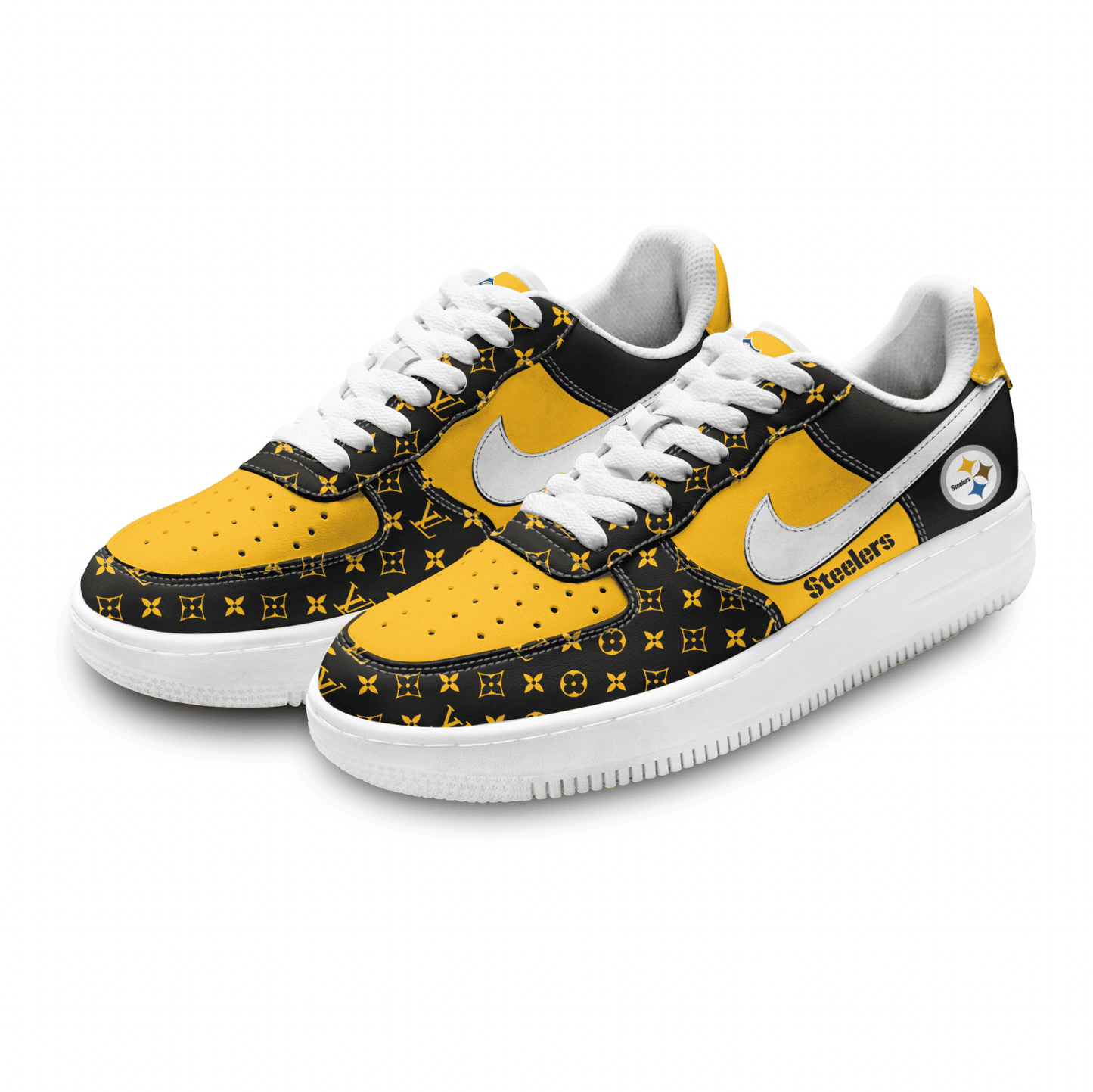 (Personalized) Pittsburgh Steelers LV x Nike Air Force 1