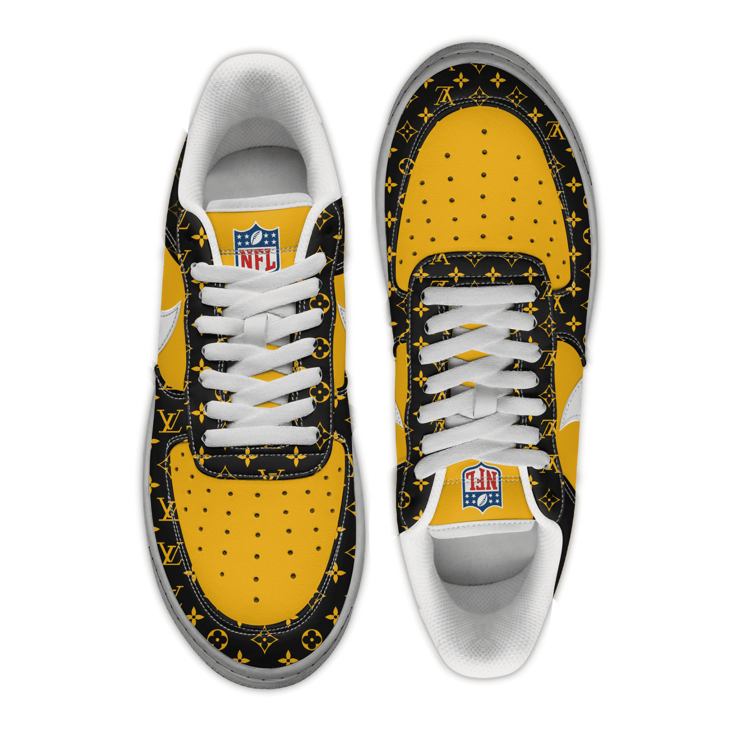 (Personalized) Pittsburgh Steelers LV x Nike Air Force 1