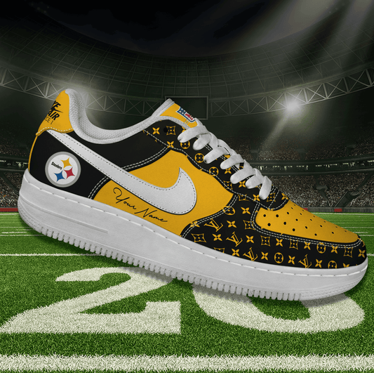 (Personalized) Pittsburgh Steelers LV x Nike Air Force 1