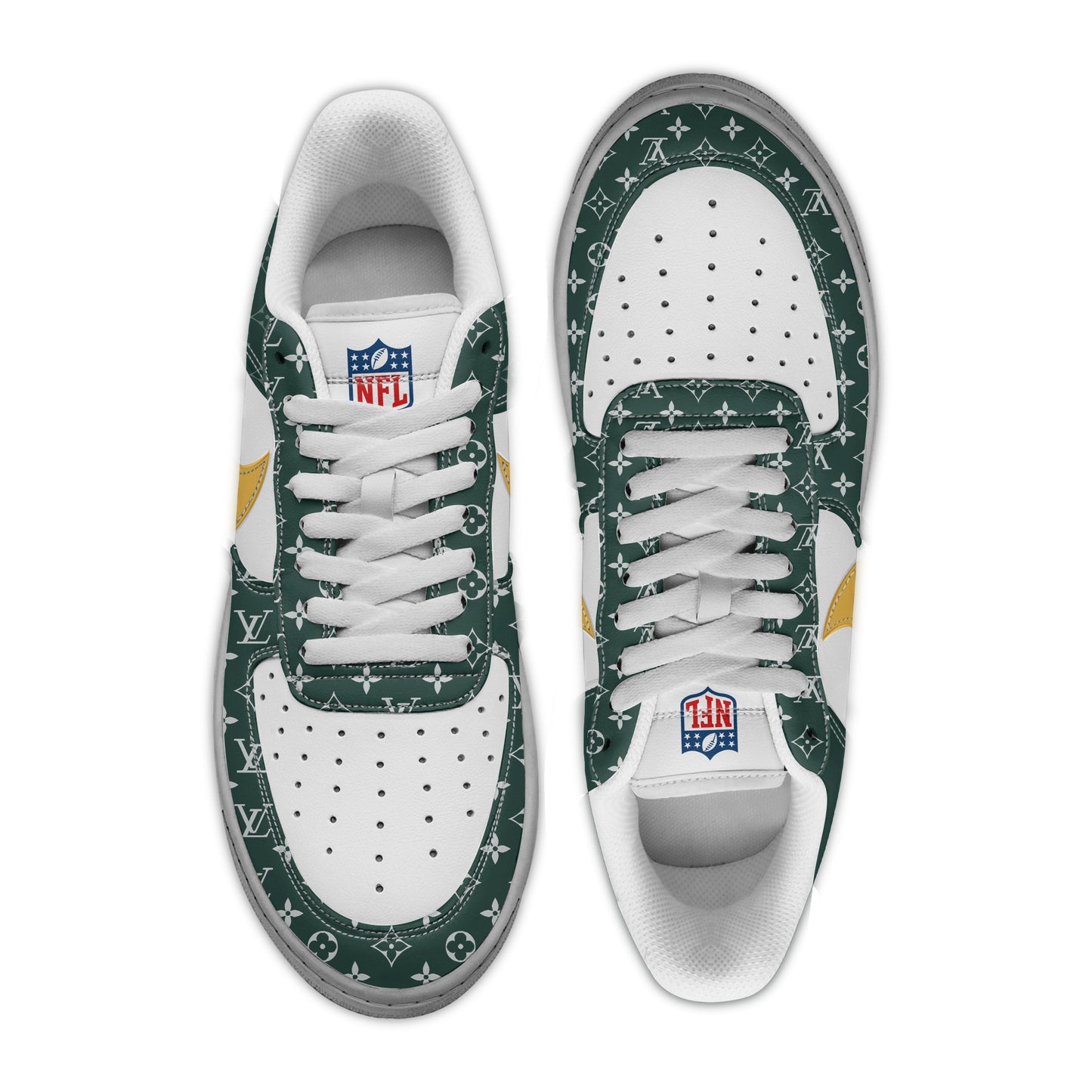 (Personalized) Green Bay Packers LV x Nike Air Force 1