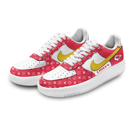 (Personalized) Kansas City Chiefs LV x Nike Air Force 1