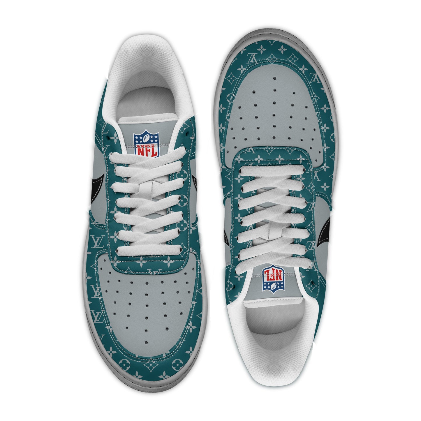 (Personalized) Philadelphia Eagles LV x Nike Air Force 1