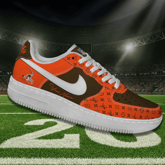 (Personalized) Cleveland Browns LV x Nike Air Force 1