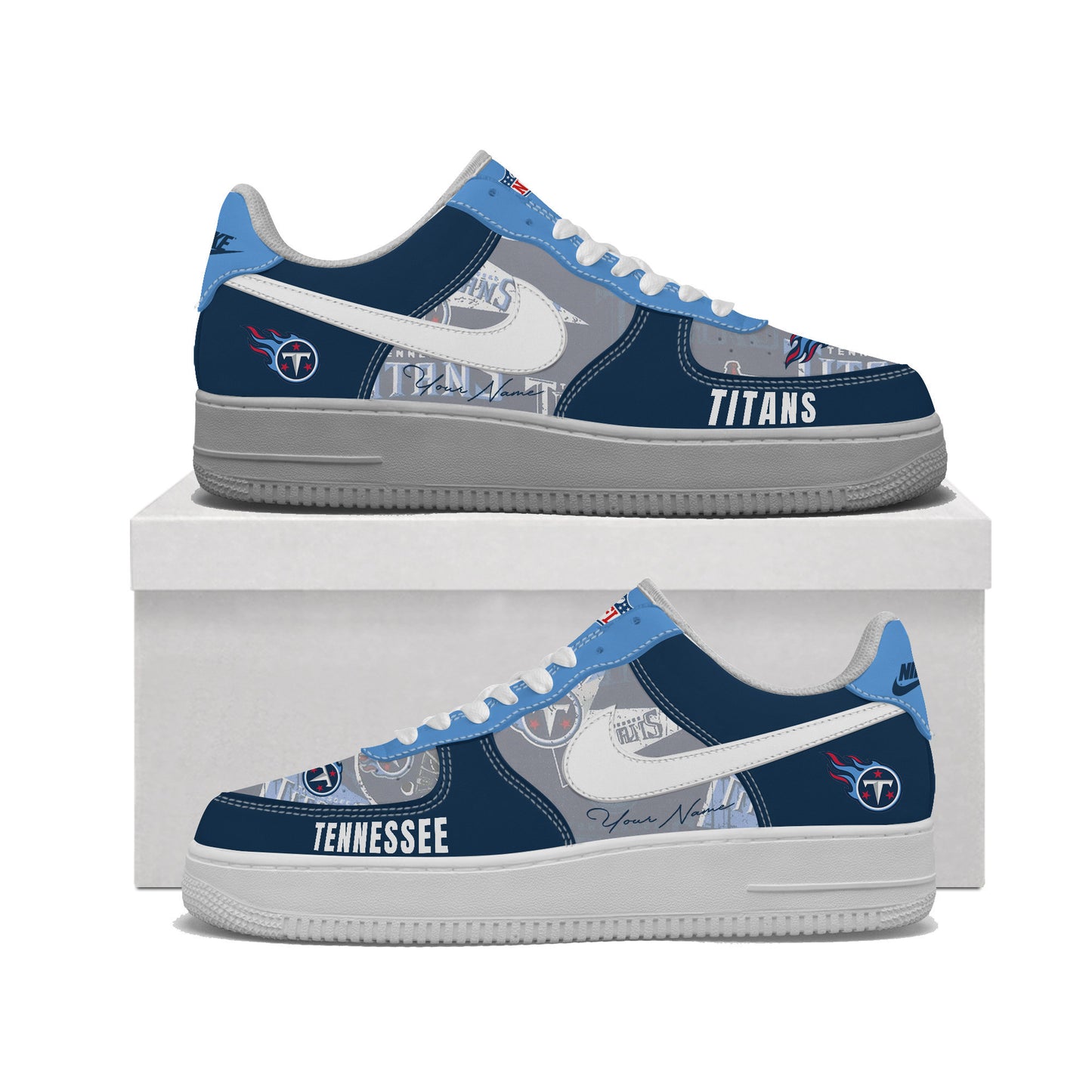 (Personalized) Tennessee Titans Nike Air Force 1