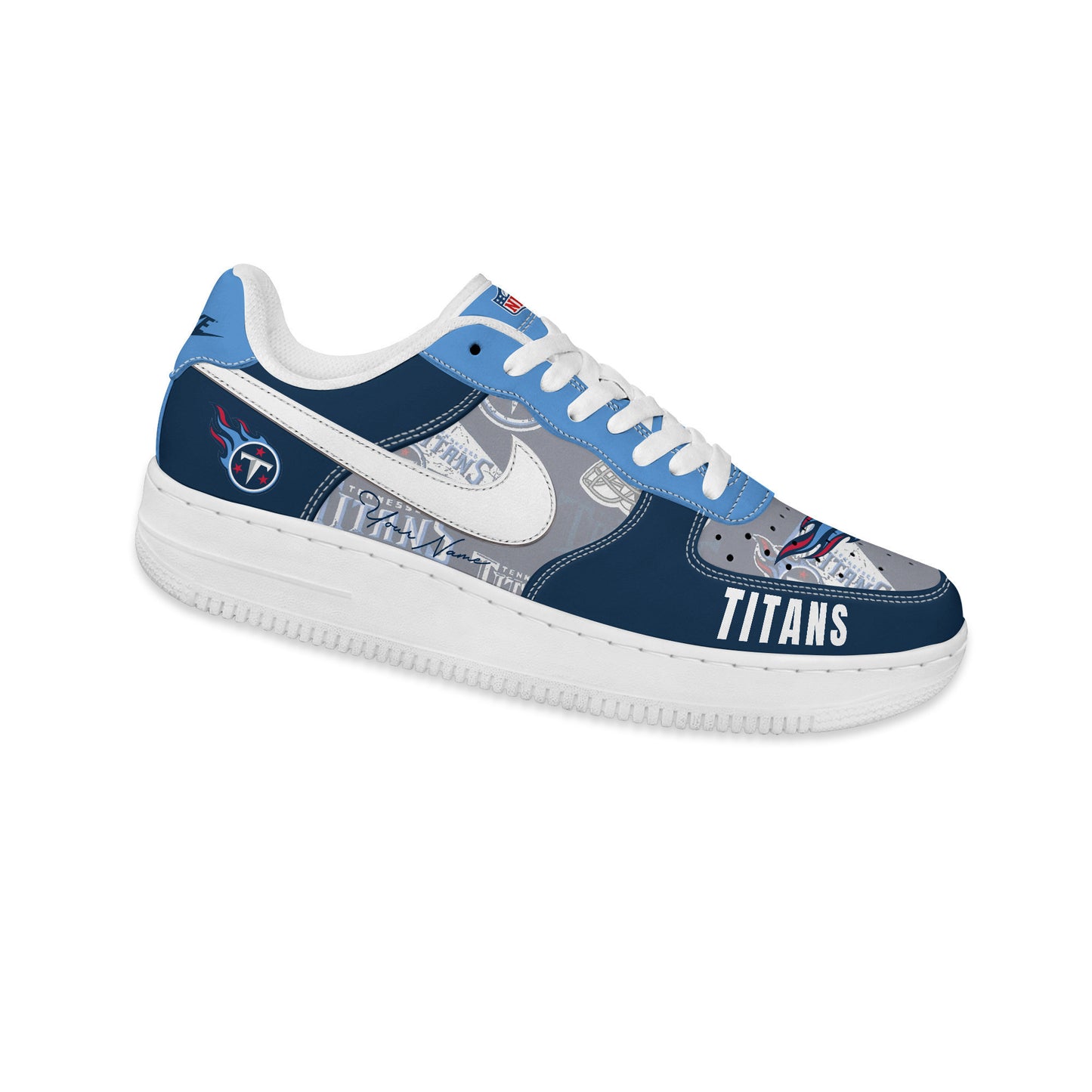 (Personalized) Tennessee Titans Nike Air Force 1
