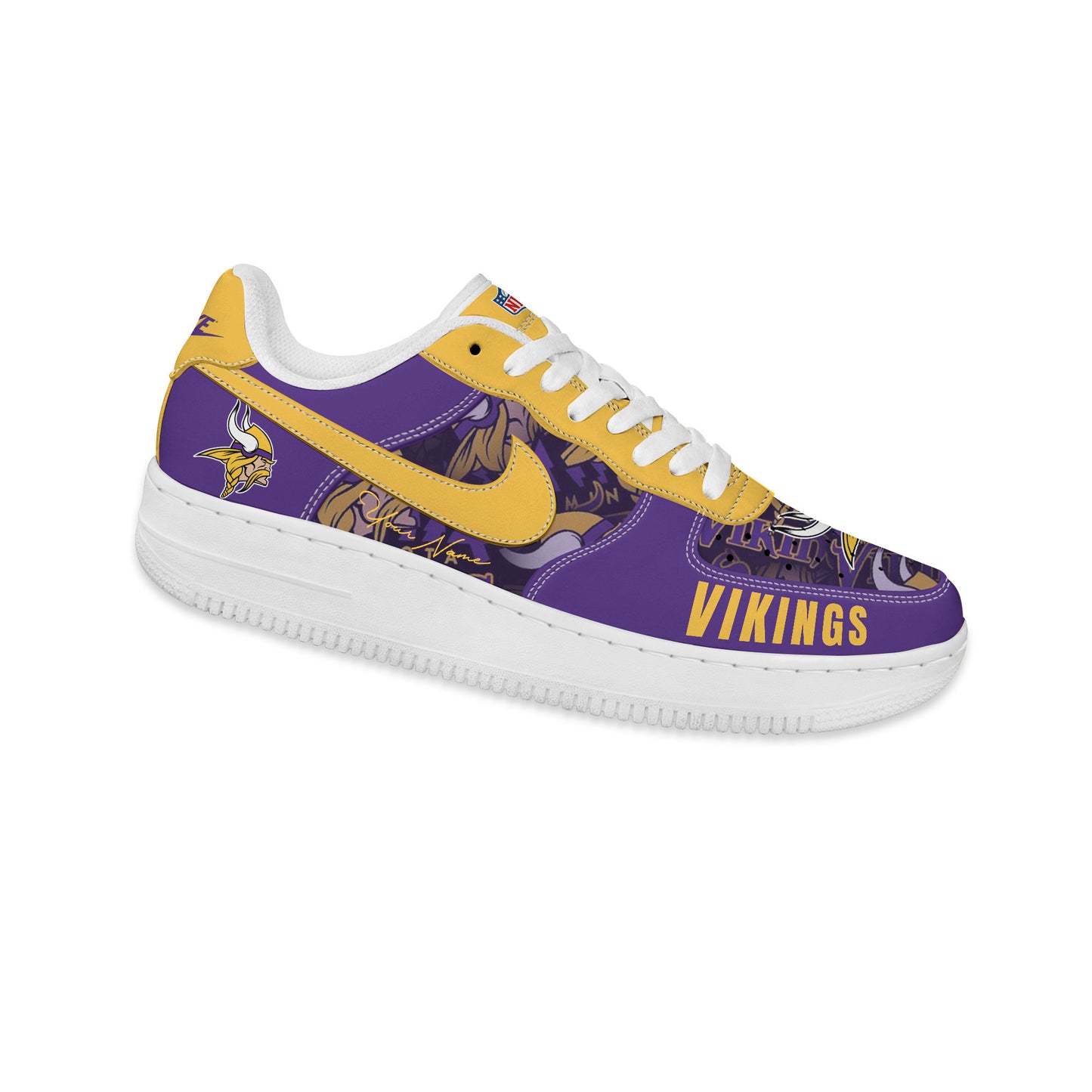(Personalized) Minnesota Vikings Nike Air Force 1
