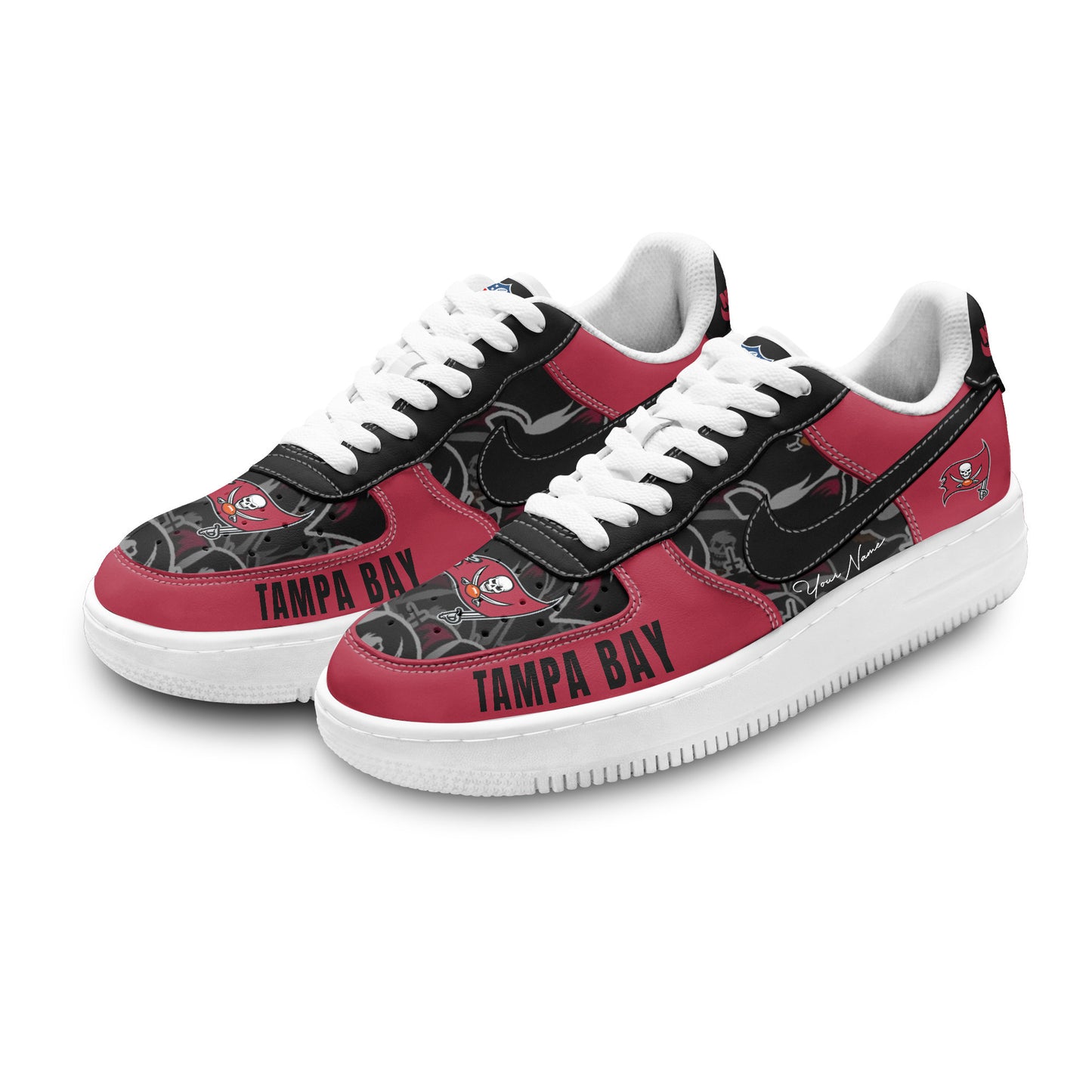 (Personalized) Tampa Bay Buccaneers Nike Air Force 1