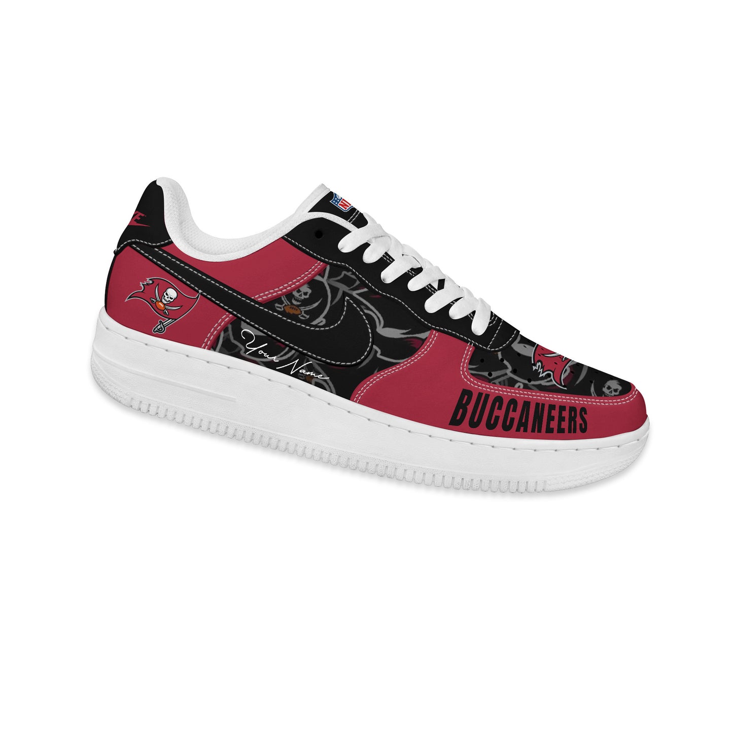 (Personalized) Tampa Bay Buccaneers Nike Air Force 1