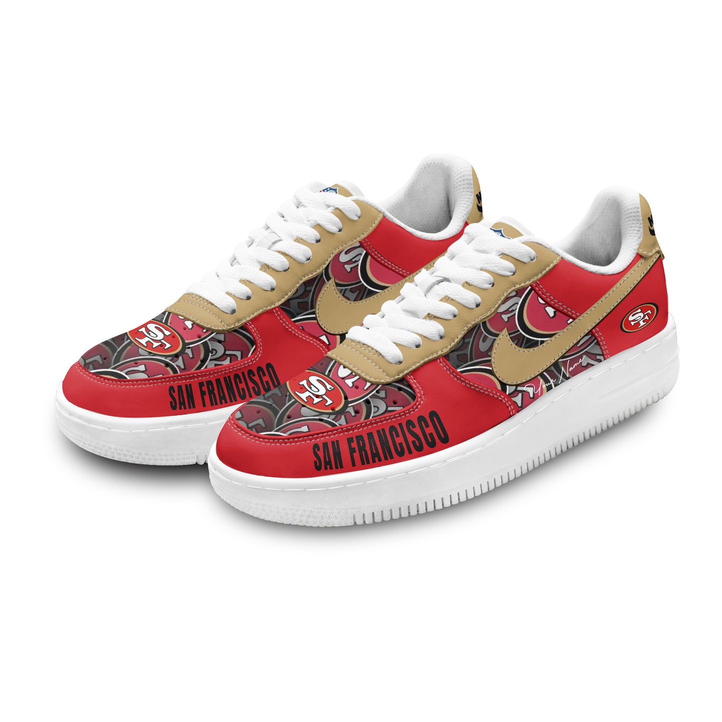 (Personalized) San Francisco 49ers Nike Air Force 1