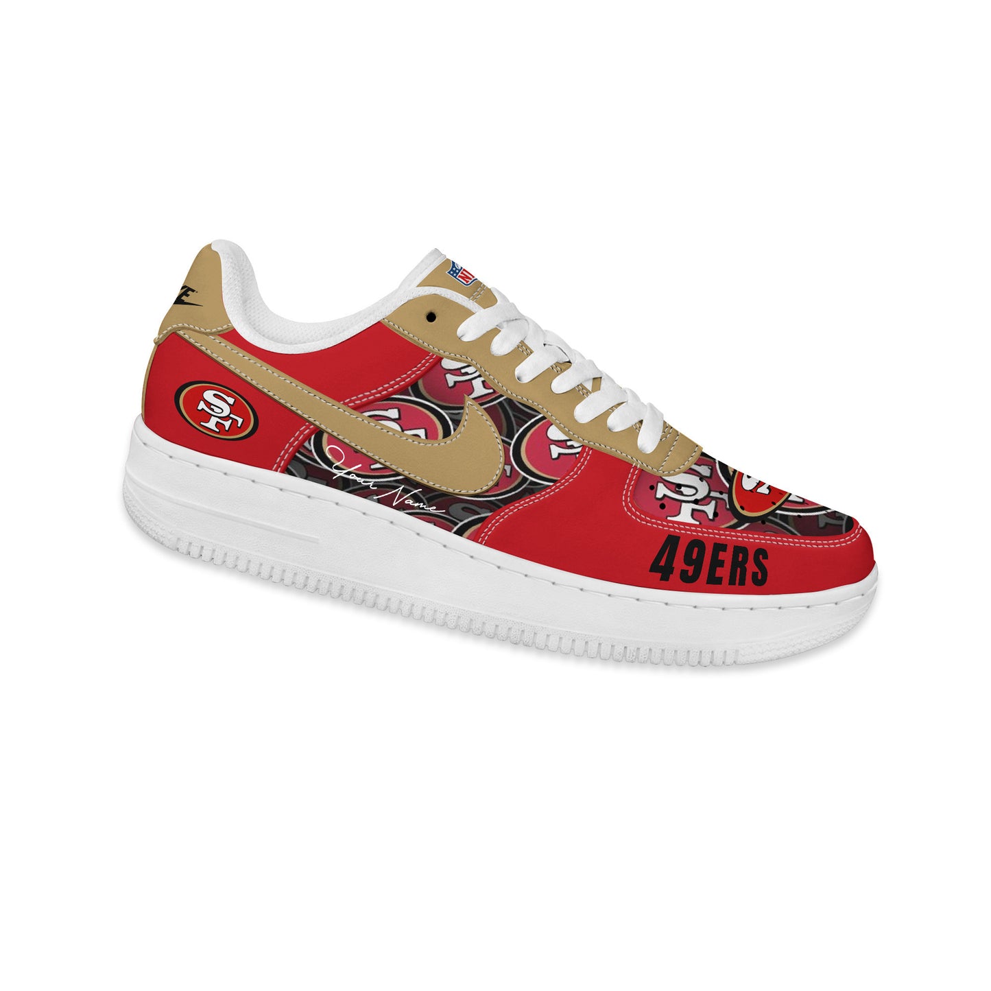 (Personalized) San Francisco 49ers Nike Air Force 1