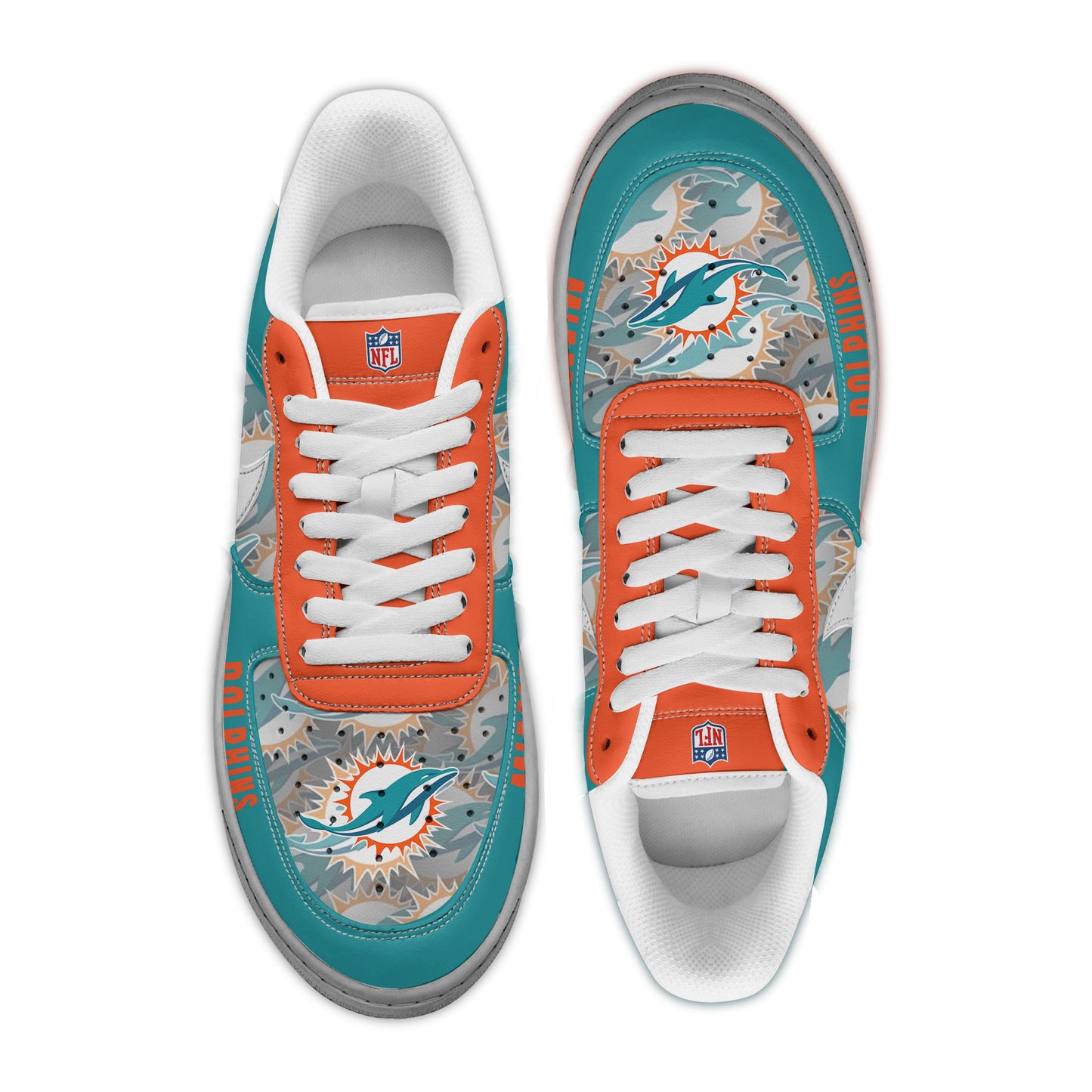 (Personalized) Miami Dolphins Nike Air Force 1