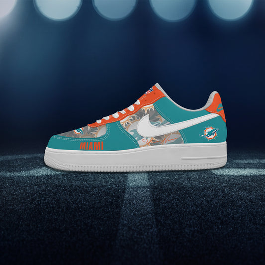 (Personalized) Miami Dolphins Nike Air Force 1