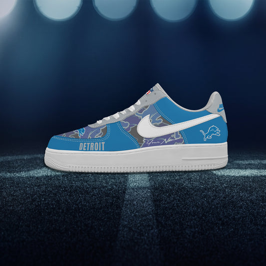 (Personalized) Detroit Lions Nike Air Force 1