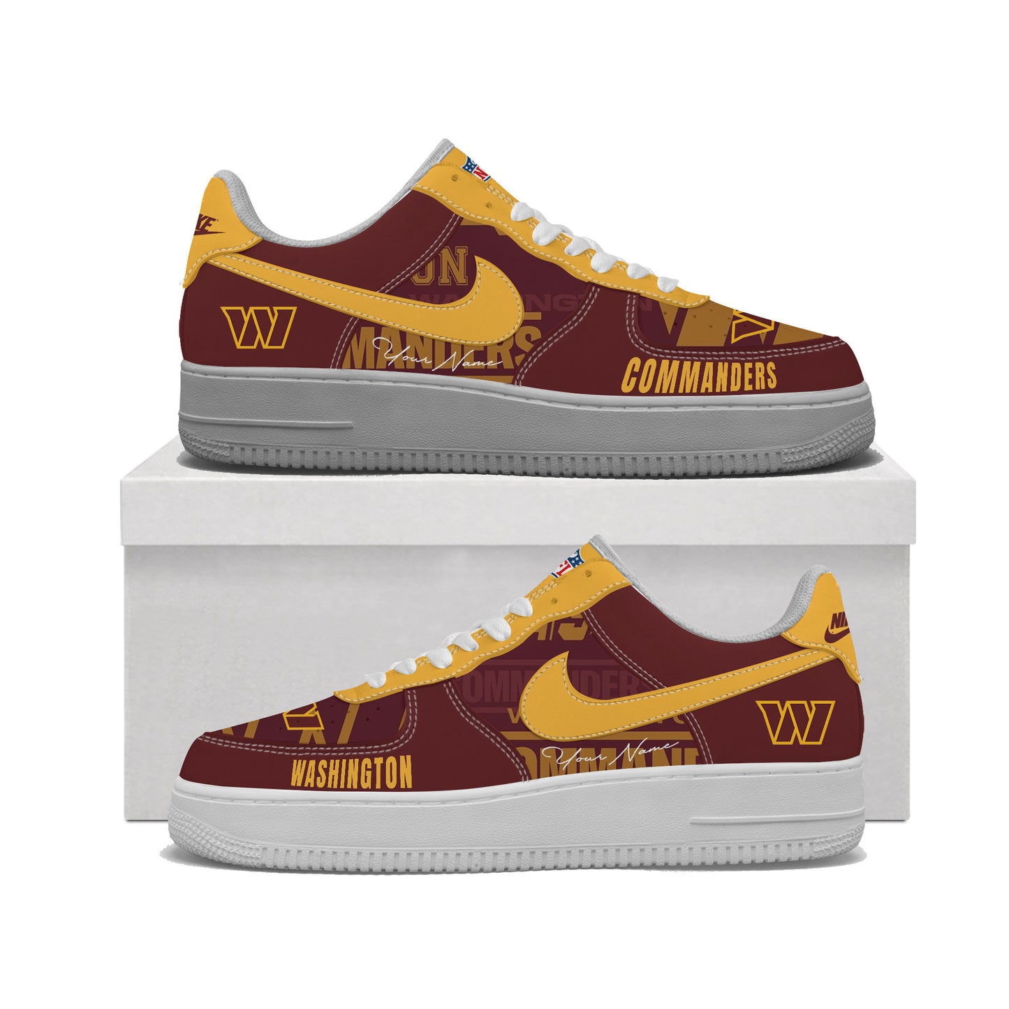(Personalized) Washington Commanders Nike Air Force 1