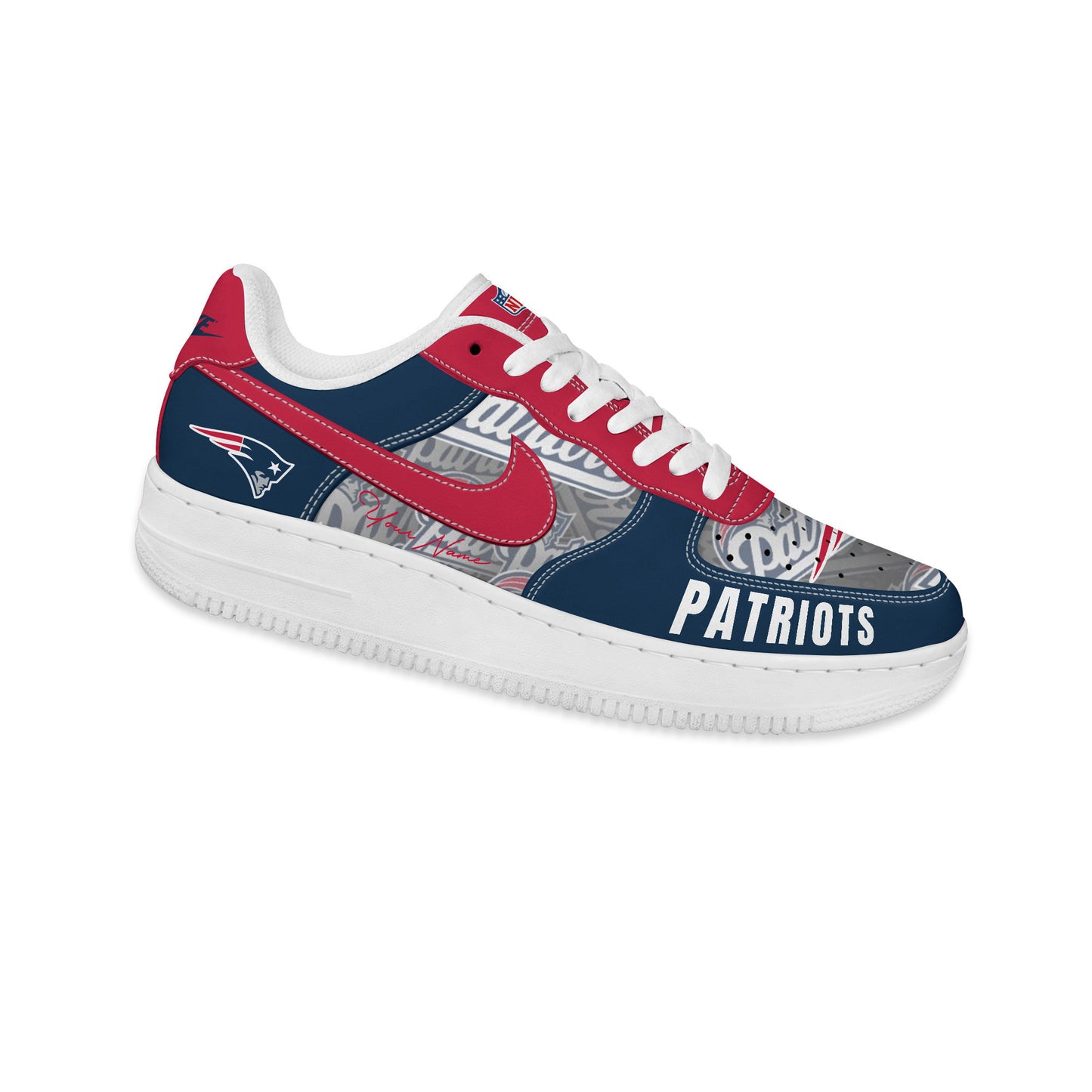 (Personalized) New England Patriots Nike Air Force 1