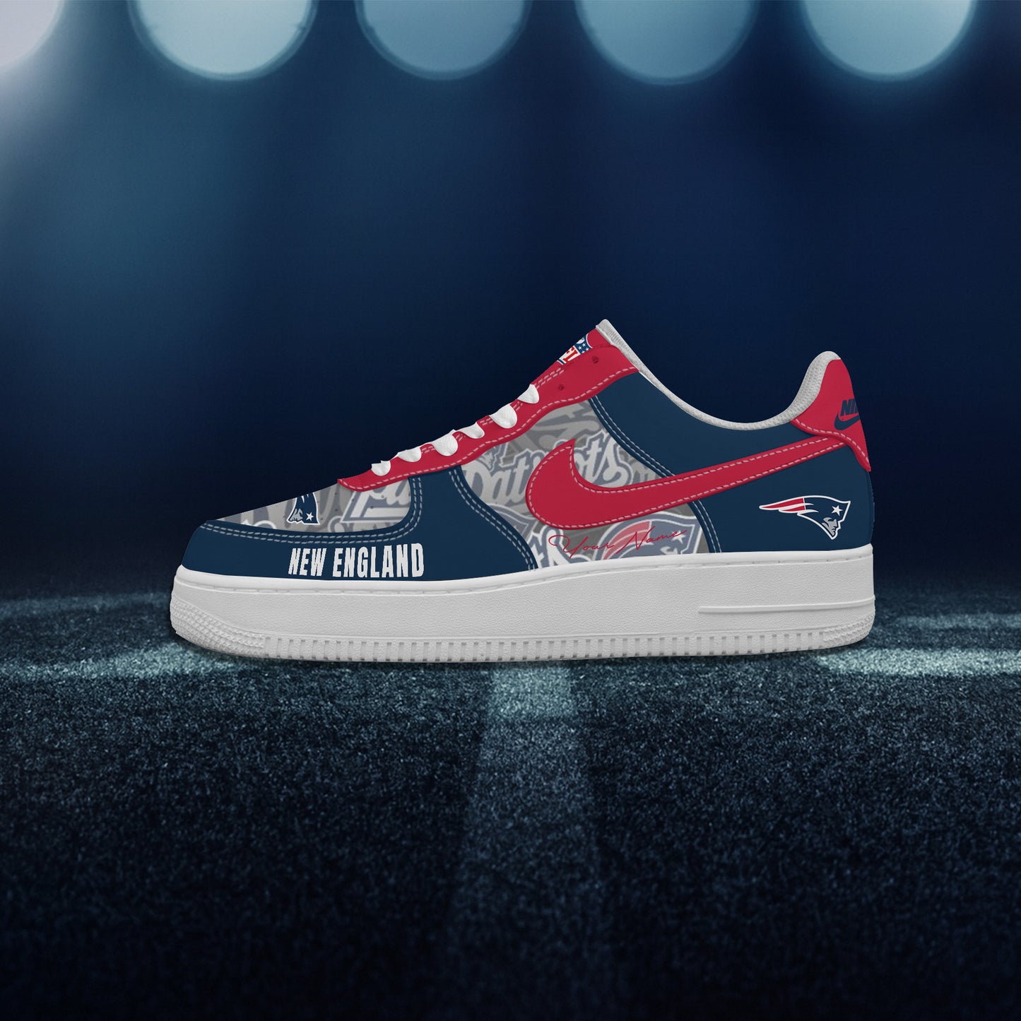 (Personalized) New England Patriots Nike Air Force 1
