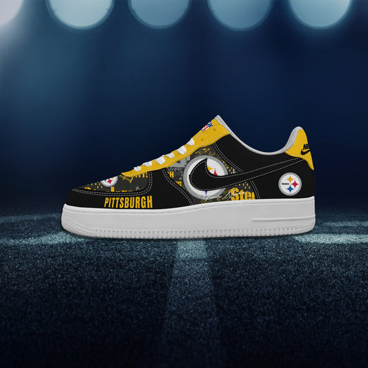 (Personalized) Pittsburgh Steelers Nike Air Force 1