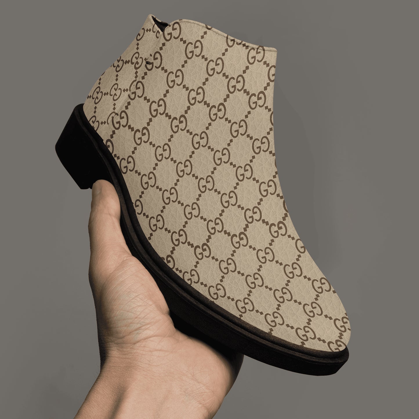 Gucci Fashion Zipper Boots