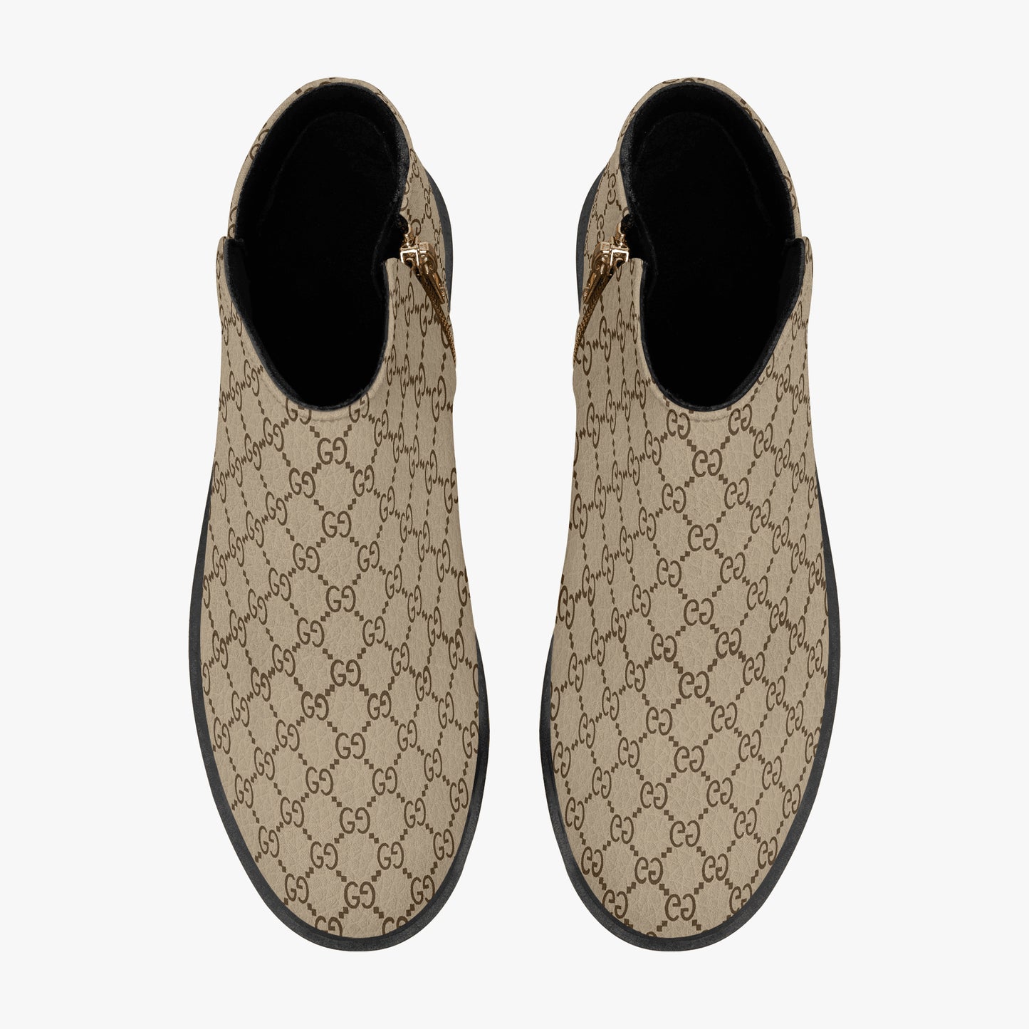 Gucci Fashion Zipper Boots