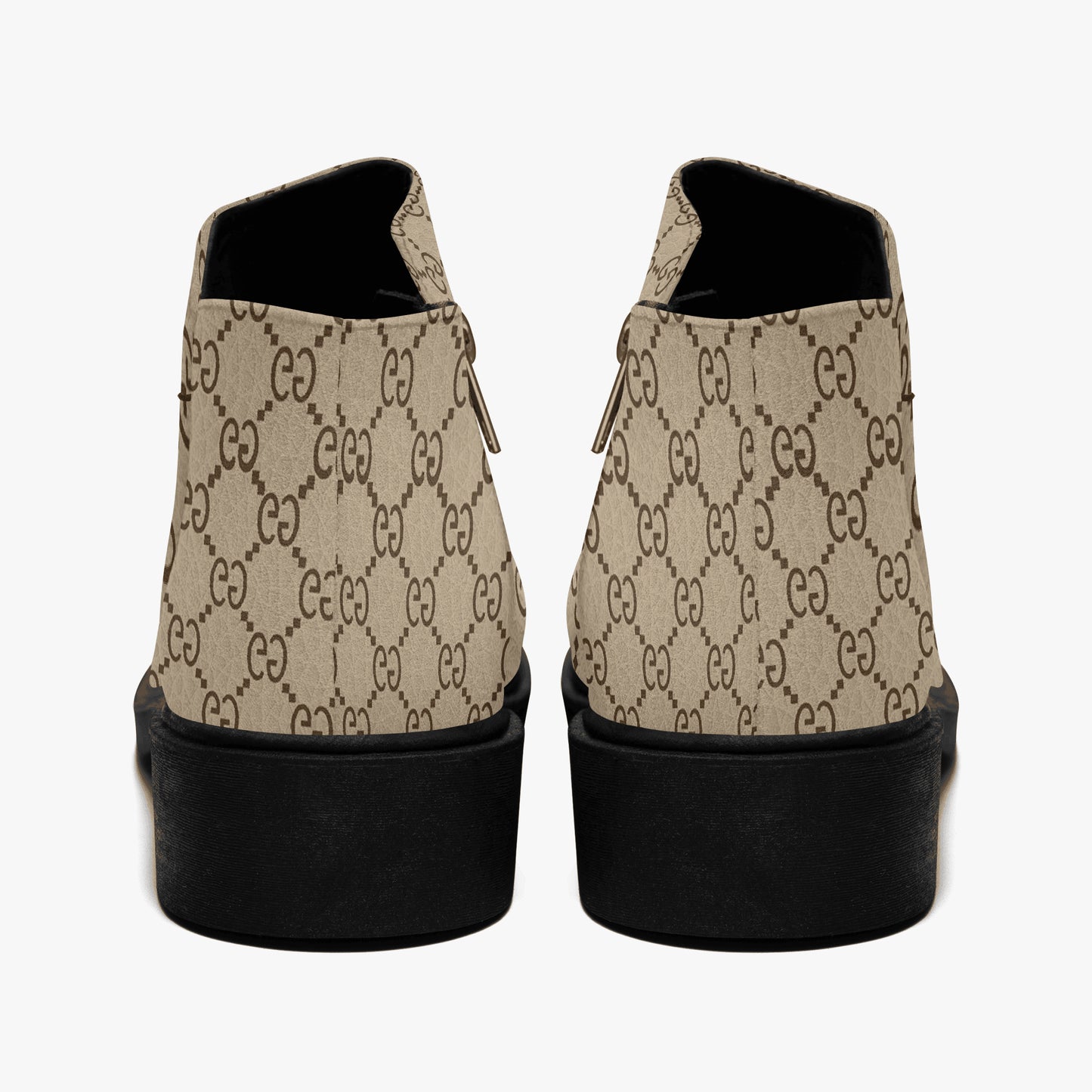 Gucci Fashion Zipper Boots